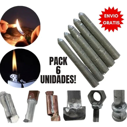 FixMax™ – Varillas de Soldadura Profesional – Pack X 6